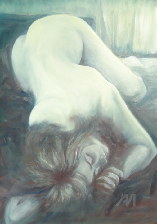 Pittura intitolato "sogno" da Paola Traverso, Opera d'arte originale, Olio