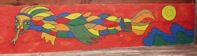 Installation intitulée "Quetzalcoatl" par Medora, Œuvre d'art originale