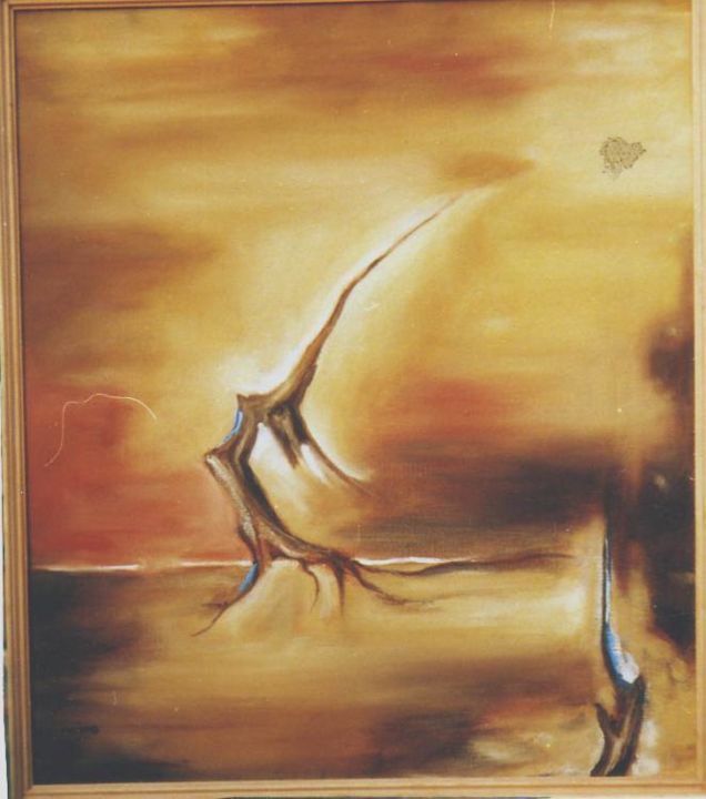 Painting titled "Embedded" by Meena Chopra, Original Artwork