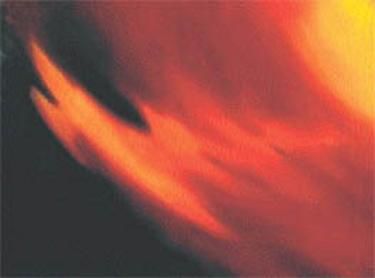 Painting titled "Fire" by Meena Chopra, Original Art,