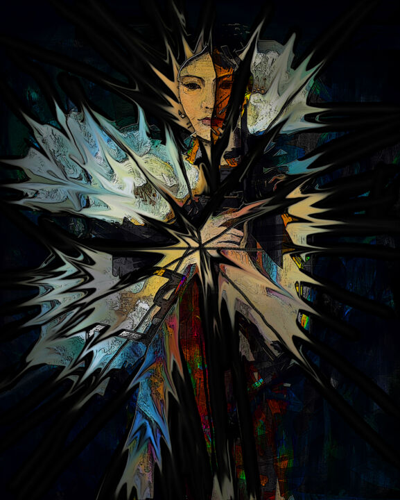 Digital Arts titled "Body1" by Meflying, Original Artwork, Digital Painting