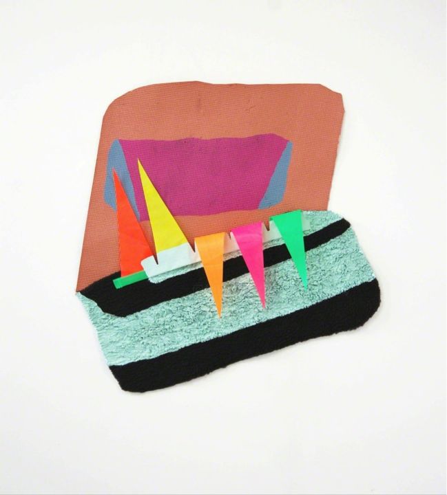 Art textile intitulée "CLAM UP" par Megan Stroech, Œuvre d'art originale