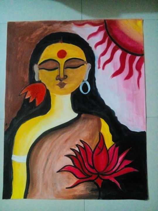 Painting titled "painting-11.jpg" by Megh Bhowmick, Original Artwork