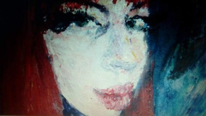 Painting titled "Judita" by Magdalena Zovkic, Original Art, Acrylic