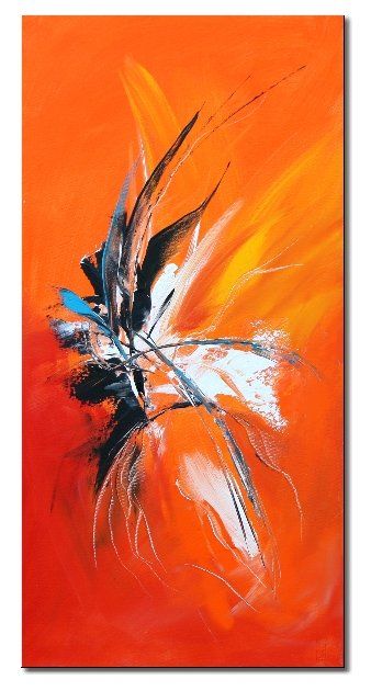 Painting titled "La passion" by Isabelle Zacher-Finet, Original Artwork, Oil