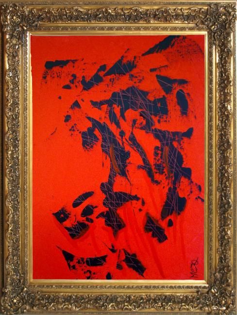 Painting titled "untitled" by Mejo Informal Art Contemporary Art, Original Artwork, Oil