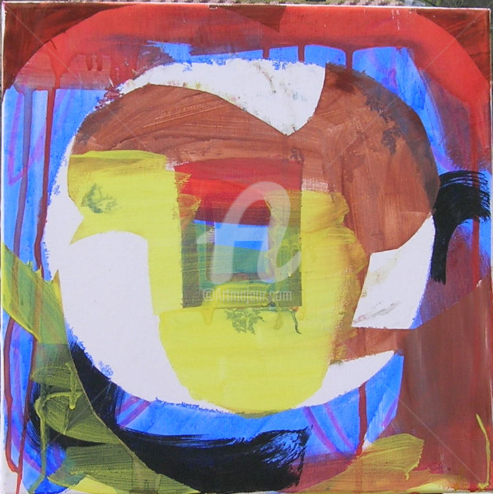 Painting titled "Arrache moyeux 7,…" by Melainie Bide, Original Artwork, Gouache