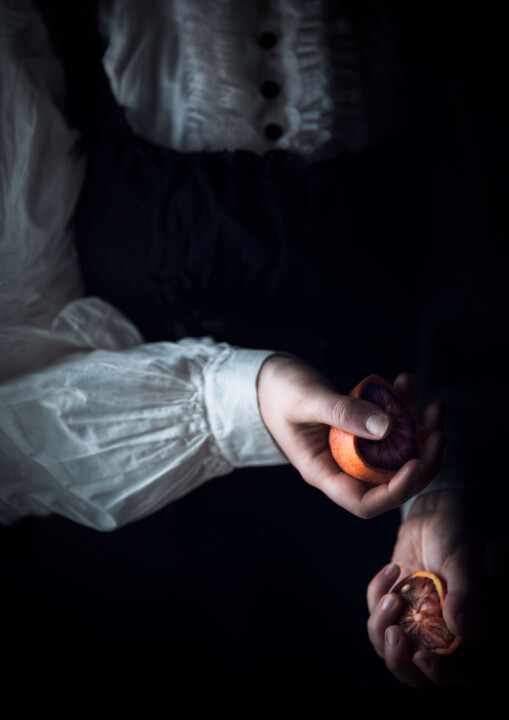 Fotografie getiteld "Les oranges" door Melancholya, Origineel Kunstwerk, Gemanipuleerde fotografie