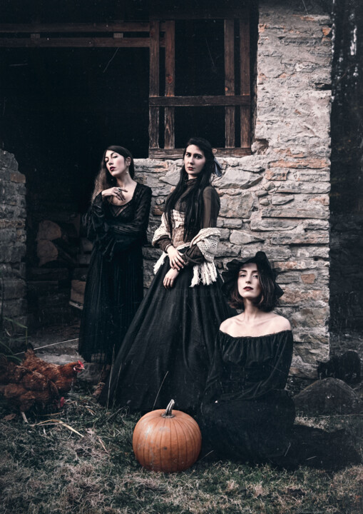 Fotografia intitolato "Les sorcières" da Melancholya, Opera d'arte originale, Fotografia digitale