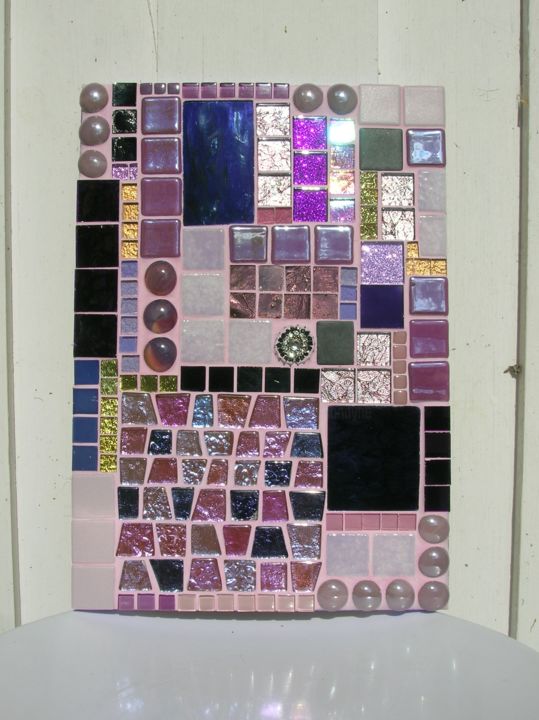 Artisanat intitulée "Tableau Mosaique" par Melandyne, Œuvre d'art originale