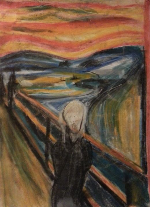 Le Cri Edouard Munch Reproduction Png Peinture Par Mel Richter Artmajeur