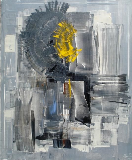 Malerei mit dem Titel "M'APPRIVOISER" von Mélanie Aimo-Boot, Original-Kunstwerk, Öl