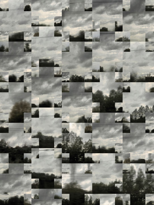 Photography titled "And So On - 3/14" by Mélina Bismuth, Original Artwork, Digital Photography Mounted on Aluminium