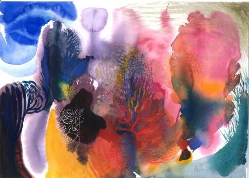 Картина под названием "Transformation IV" - Melinda Torok, Подлинное произведение искусства, Масло