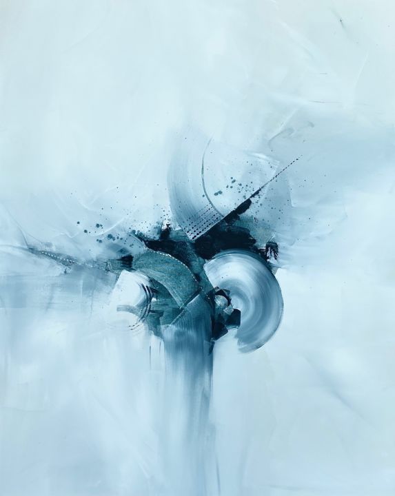 Картина под названием "Vivacity 2" - Melissa Goodenough, Подлинное произведение искусства, Акрил Установлен на Деревянная ра…