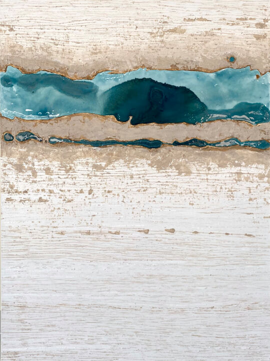 Peinture intitulée "Sands of Time 2" par Melissa Goodenough, Œuvre d'art originale, Acrylique Monté sur Châssis en bois