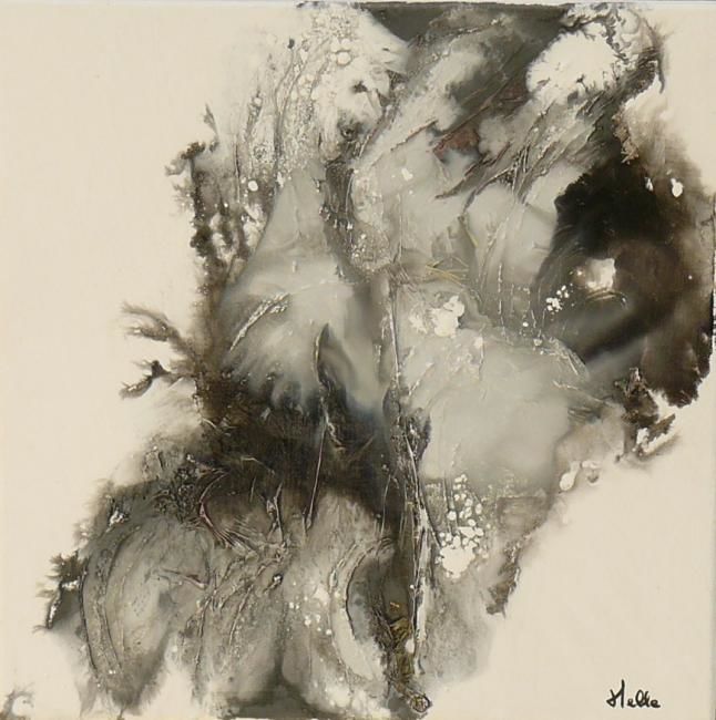 绘画 标题为“DUO DE GRIS” 由Melle, 原创艺术品, 油