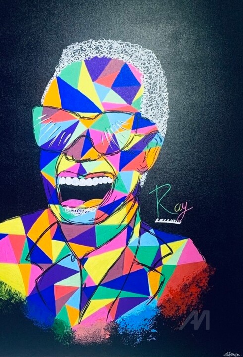 Pittura intitolato "RayPop" da Mélodesign, Opera d'arte originale, Acrilico