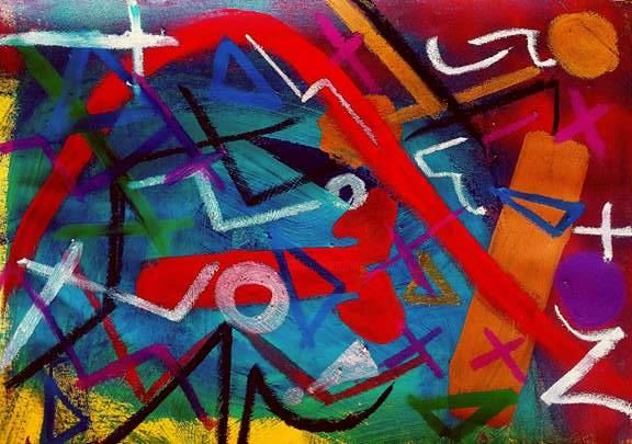 "El loro" başlıklı Tablo Amel Amel tarafından, Orijinal sanat, Akrilik