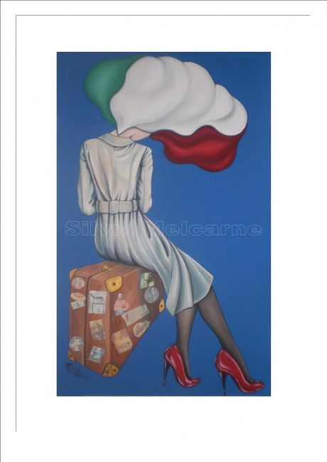 绘画 标题为“"Italia che vai"” 由Nenarias, 原创艺术品