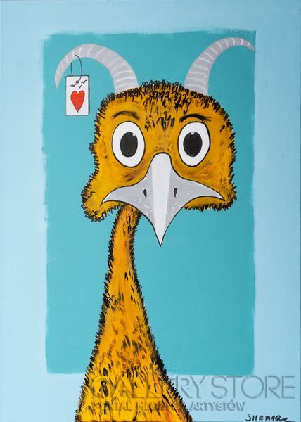 Painting titled "Jestem super 4" by Michalczuk Przemyslaw, Original Art, Acrylic Mounted on Stretcher frame