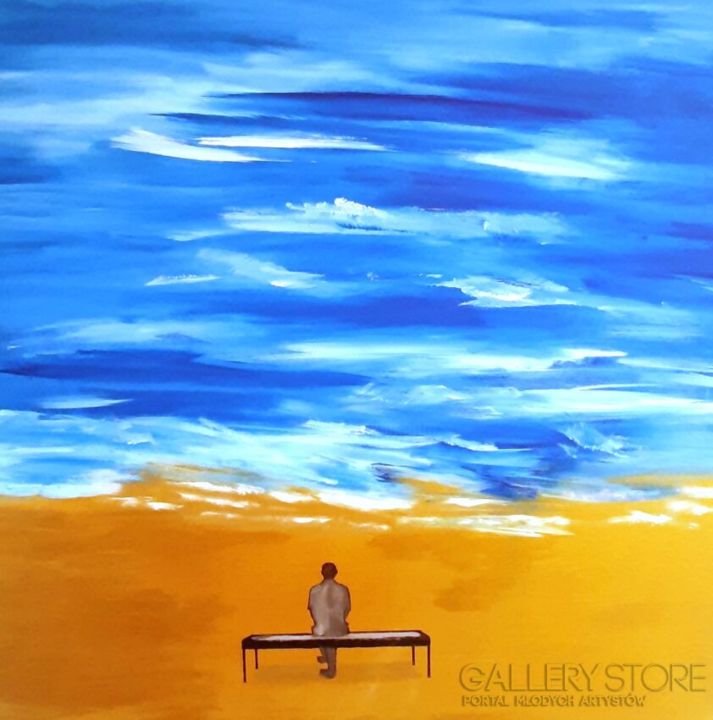 Painting titled "Pornek 3" by Michalczuk Przemyslaw, Original Art, Acrylic Mounted on Stretcher frame