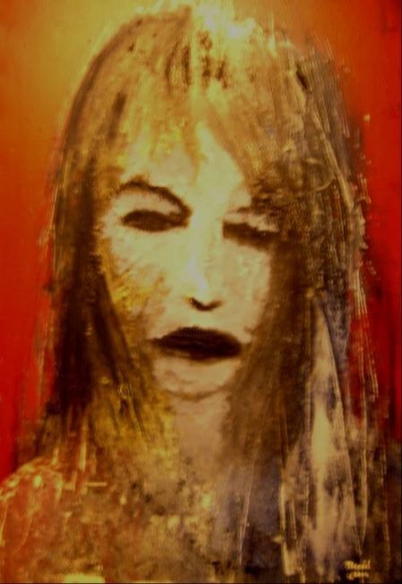 Malarstwo zatytułowany „Sadness” autorstwa Mendelart, Oryginalna praca, Olej