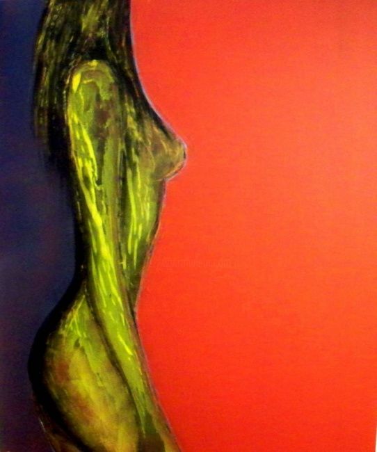 Peinture intitulée "Décor" par Mendelart, Œuvre d'art originale, Huile