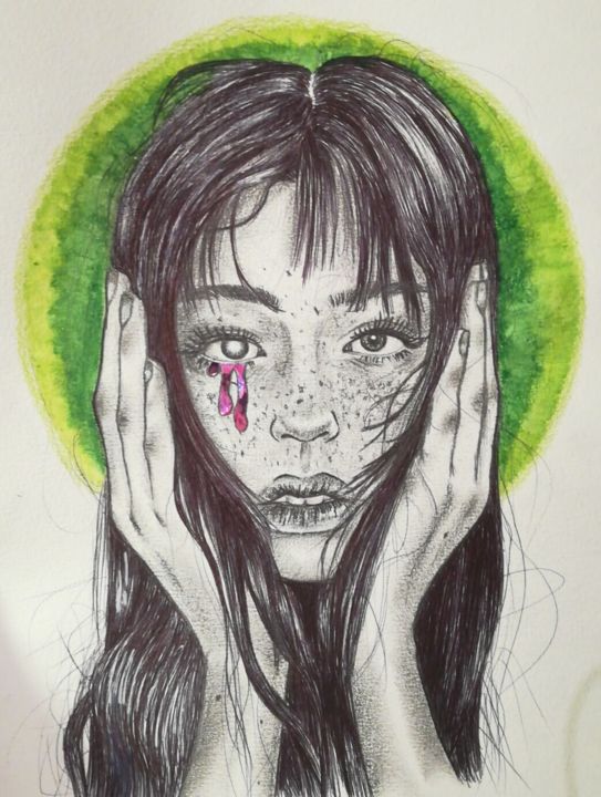 Drawing titled "img-20181020-201711…" by Picassysi, Original Artwork, Ballpoint pen