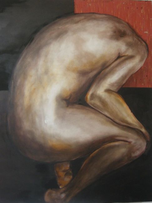 Pintura titulada "alter ego" por Mennato Tedesco, Obra de arte original