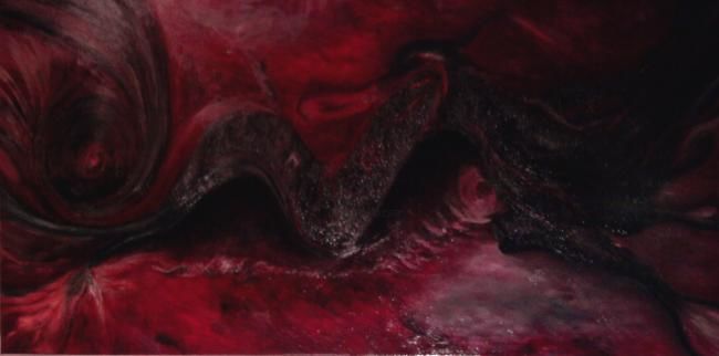 Peinture intitulée "-------" par Sylvia Leroy, Œuvre d'art originale, Huile