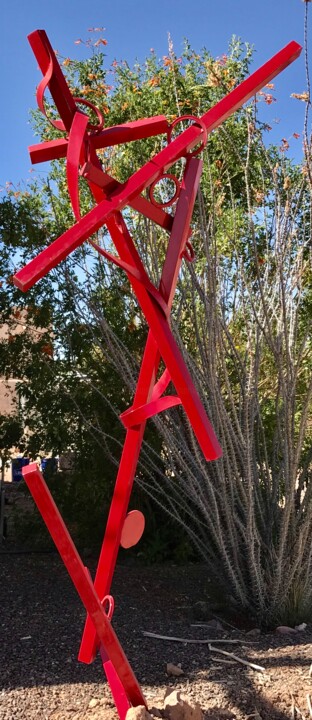 Sculpture intitulée "Rush" par Merrill Orr, Œuvre d'art originale, Métaux