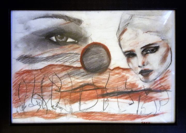 Disegno intitolato "3.jpg" da Mery Salvo, Opera d'arte originale, Carbone