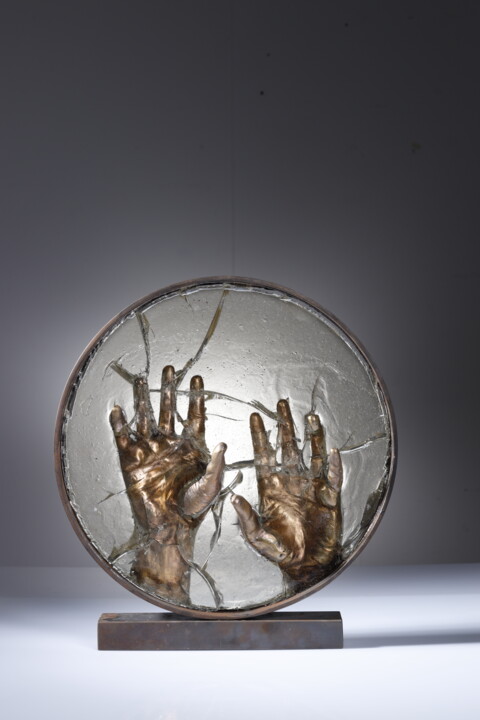 Escultura intitulada "Existence" por Meryem Doğan, Obras de arte originais, Bronze