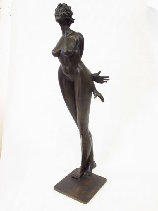Sculpture intitulée "Un Amour infini ou…" par Messapi, Œuvre d'art originale,