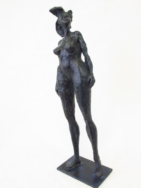 Sculpture intitulée "Hautaine" par Messapi, Œuvre d'art originale,
