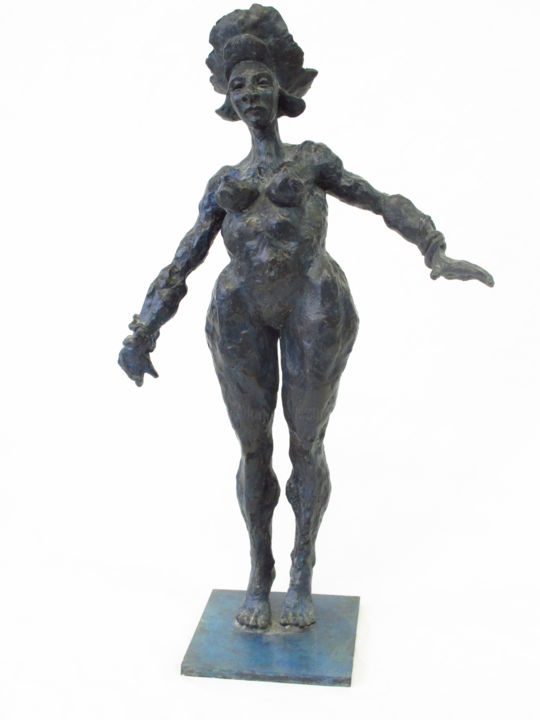 Sculpture intitulée "Hop" par Messapi, Œuvre d'art originale,