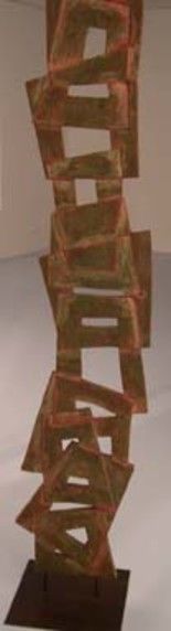 Sculpture titled ""El"" by Manolo Messía, Original Artwork, Wood