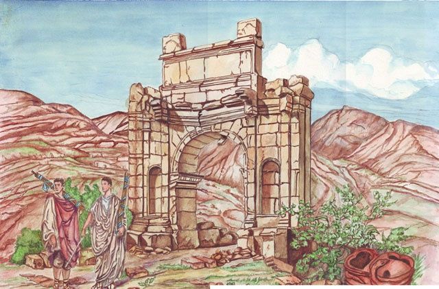 Pittura intitolato "arc de triomphe ave…" da Badr Messikh, Opera d'arte originale, Olio