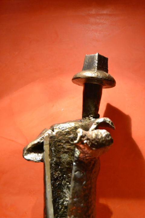 Sculpture titled ""Mistral"  sculptur…" by Métalucubration, Original Artwork, Metals