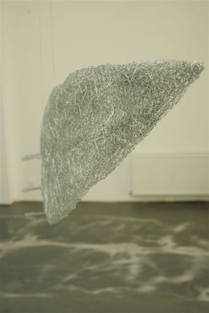 Sculpture intitulée "metal surfboard" par Agurtzane Otegi, Œuvre d'art originale