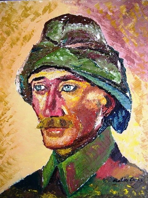 "Atatürk Portresi" başlıklı Tablo Metin Cansız tarafından, Orijinal sanat
