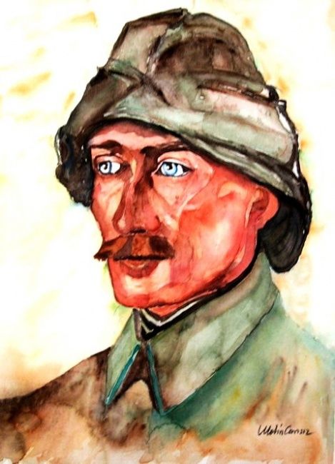 "Atatürk Portresi" başlıklı Tablo Metin Cansız tarafından, Orijinal sanat, Petrol