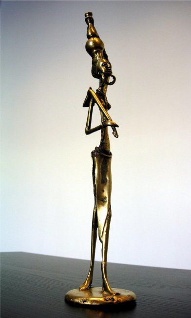 Malarstwo zatytułowany „Sculpture "La Paysa…” autorstwa Métis Art Déco, Oryginalna praca
