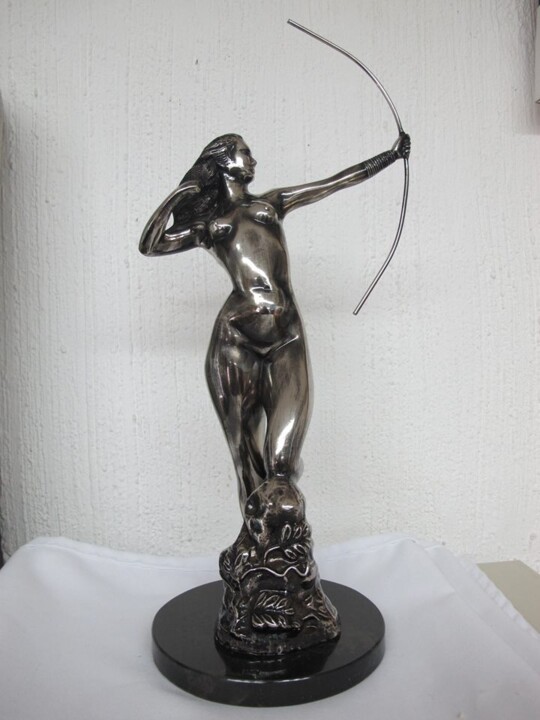 Sculpture intitulée "Escultura De Diana…" par Mexican Artist, Œuvre d'art originale