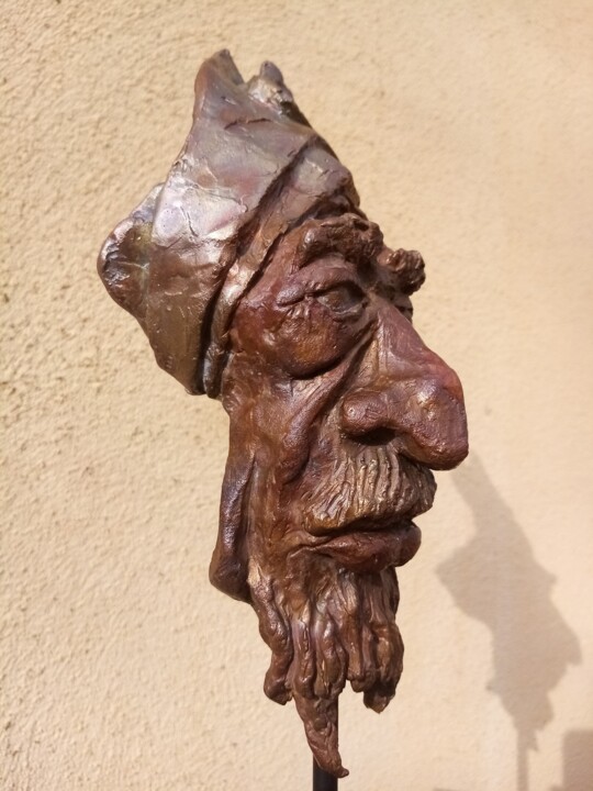 Sculpture titled "AFGHAN" by Marco, Original Artwork, Bronze