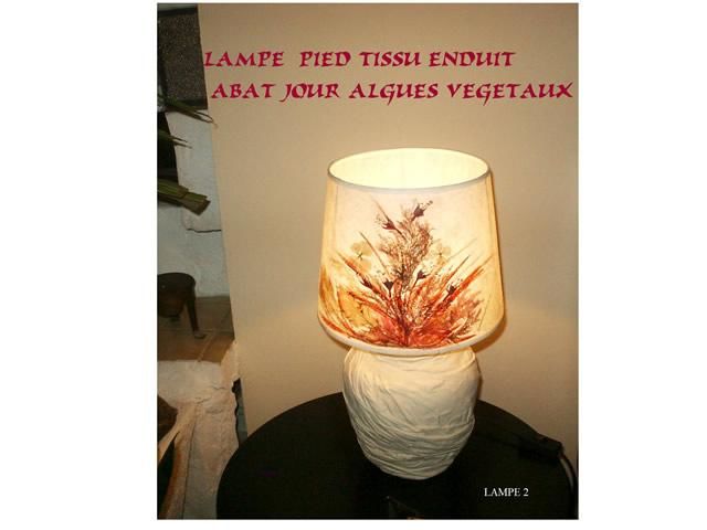 Artisanat intitulée " LAMPE ALGUES 2" par France, Œuvre d'art originale