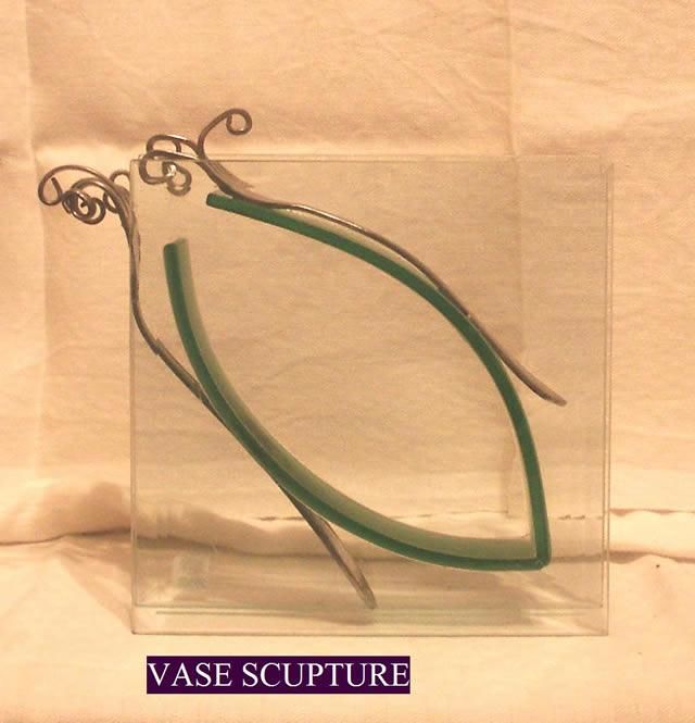 Artesanía titulada "VASE SCULPTURE VERR…" por France, Obra de arte original