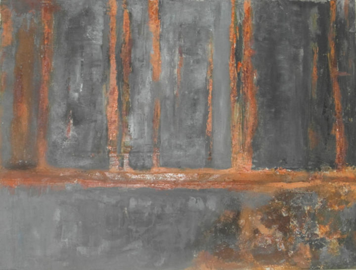 Painting titled "N°3 Corrosion" by France, Original Artwork, Other