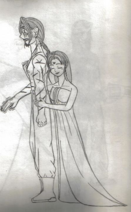 Drawing titled "Coy Seduction" by Matthew Gleason, Original Art,